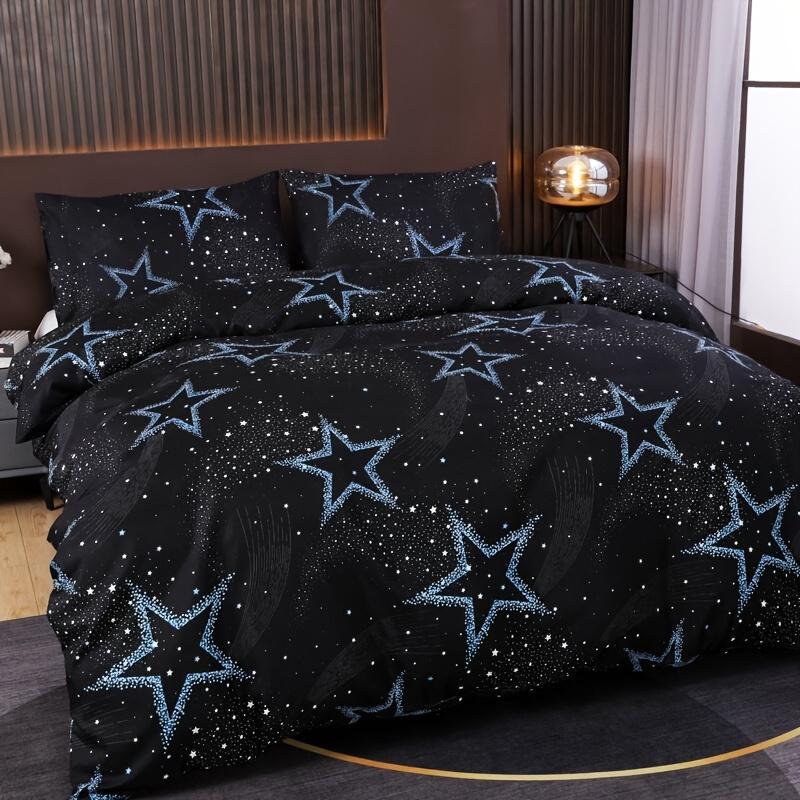 Star Bedding Set Fashion 3D Printing Sea 2-3 Piece Set (No Core) Suitable for Bedroom Duvet Cover Set Gift Home Decor Textile