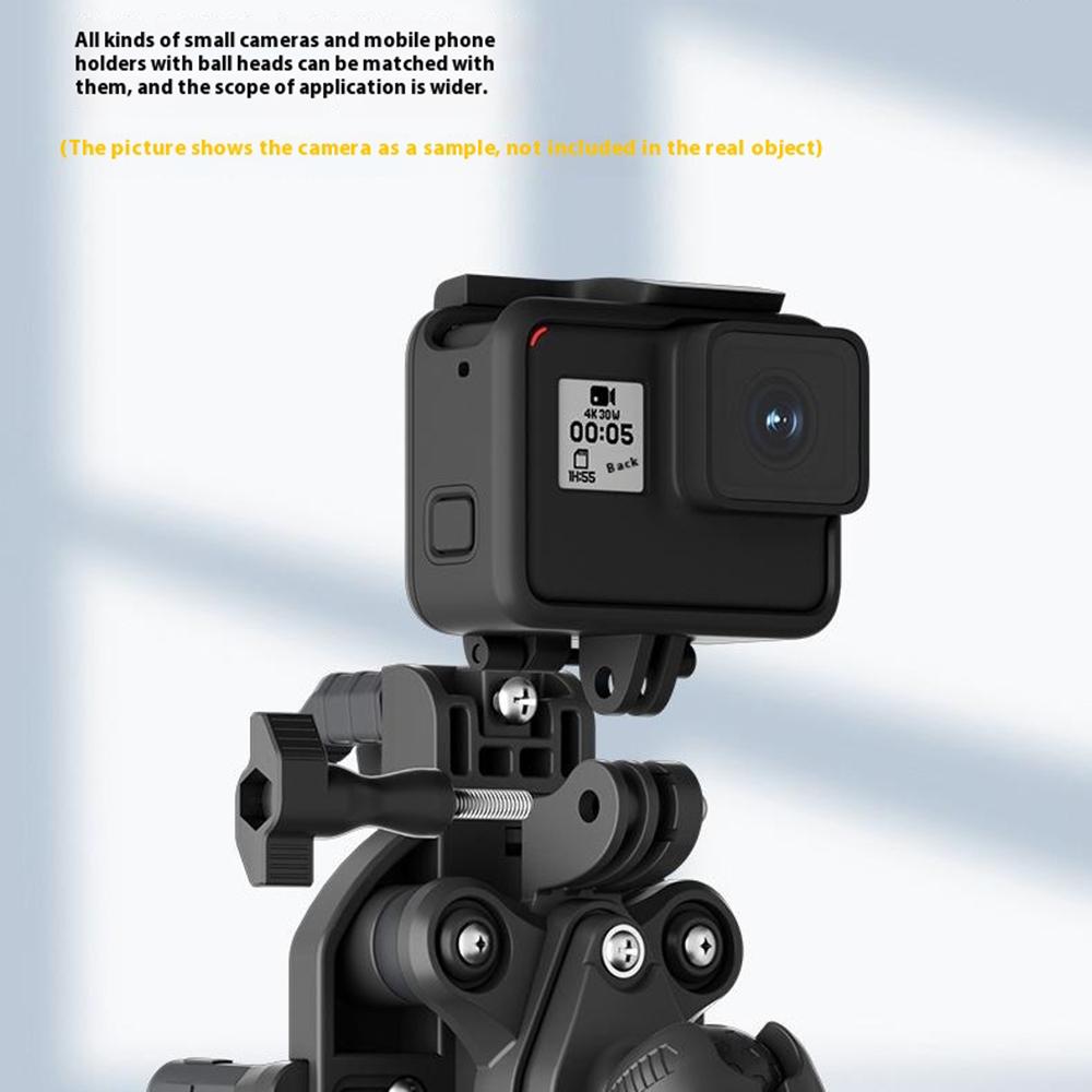 WUPP CS-2056A1 Motorcycle Phone Holder with USB-A+Type-C+Wireless 3-in-1 Charging,Mirror Mount