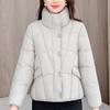 Fashion Woman Winter Short Coats Stand Collar Casual Thick Warm Parkas Women Jackets