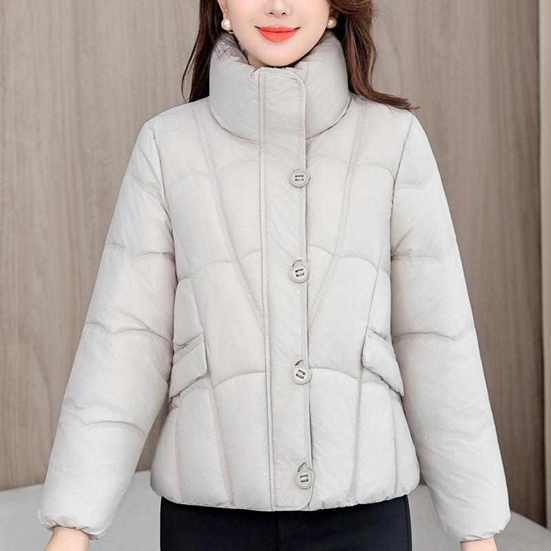 Fashion Woman Winter Short Coats Stand Collar Casual Thick Warm Parkas Women Jackets