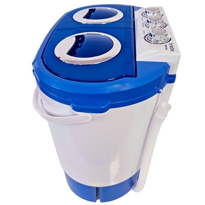 Mini Machine à Laver Portable Briebe WM1140 – 3kg, 2 Compartiments, Camping