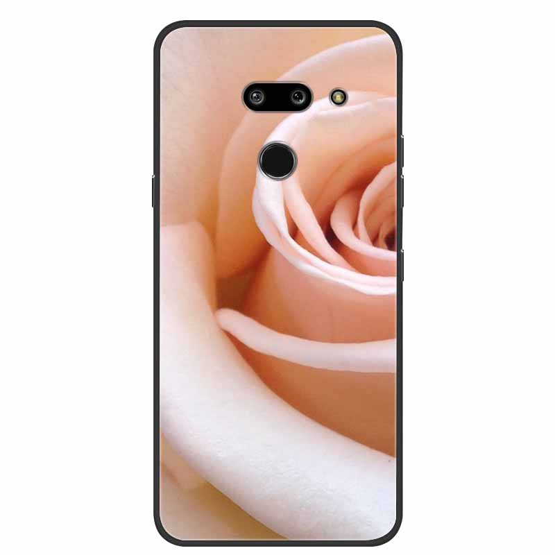 Für LG G8 G8S ThinQ Schwarze Hüllen Weiche Silikon TPU Handyhüllen Für G 8 S 8S ThinQ Luxus Rückabdeckung Funda Cartoon Schale Para Capa