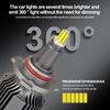 2Pcs 360 Turbo LED Headlights H7 9012 9005 H11 Canbus 80W 6000K Six-sided LED Light Auto Lamp Bulb Headlight 29000LM For Vehicle