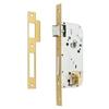LOCK FOR WOOD TESA 130/48C/AE ENT-40mm, DIST-70, C/STRAIGHT, BRASS PLATED