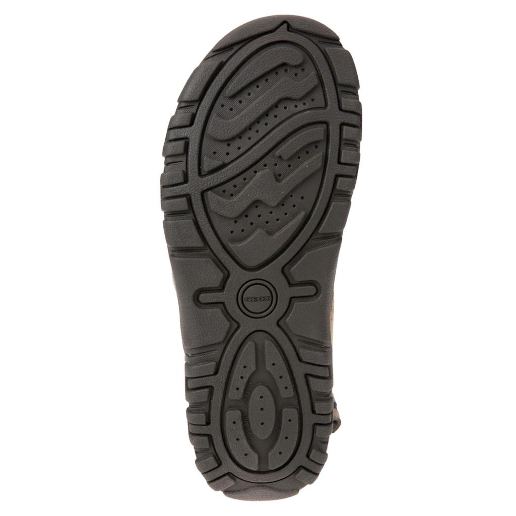 Geox Herren Strada Faux-Nubuk-Sandalen