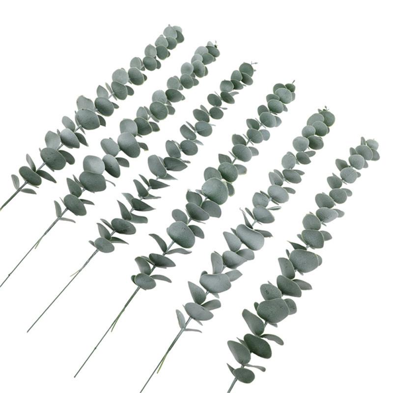 Artificial Eucalyptus Leaves Plants Lifelike Flowers Photo Props For Home Wedding Decoration