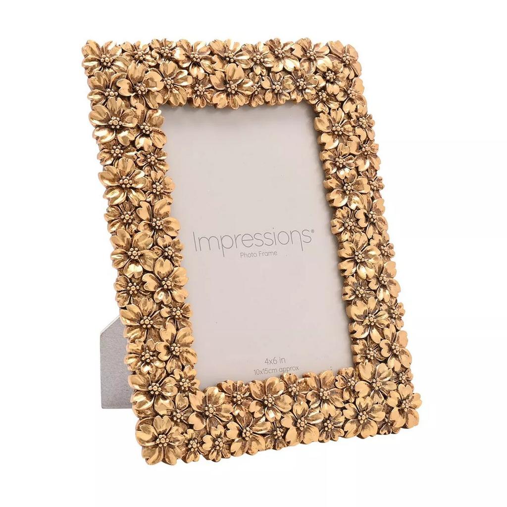 Widdop Impressions Resin Flowers Photo Frame