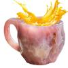 Multi-Colored Household Water Cup Natural Resin Crystal Decorative Mugs  Home Decoration