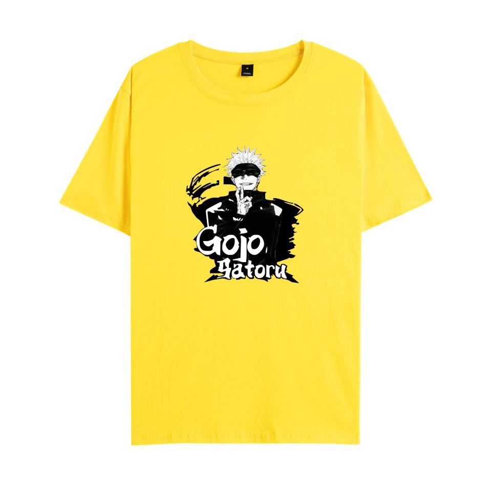 

Jujutsu Kaisen T Shirt Streetwear Short Sleeve Tshirts Tops Men Women Clothing T-shirt XXS жовтий