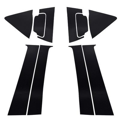 Start Side Universal Sticker For Vezel Car Carbon Style Cover Rear Door Knob Side
