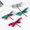 Dragonfly Vintage Insect Animal Resin Brooch Pins Jewelry Gift Bouquet Brooch