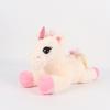 Fur Rainbow Unicorn Toys Cute Cartoon Girls Children Festivals Soothed Gift Doll