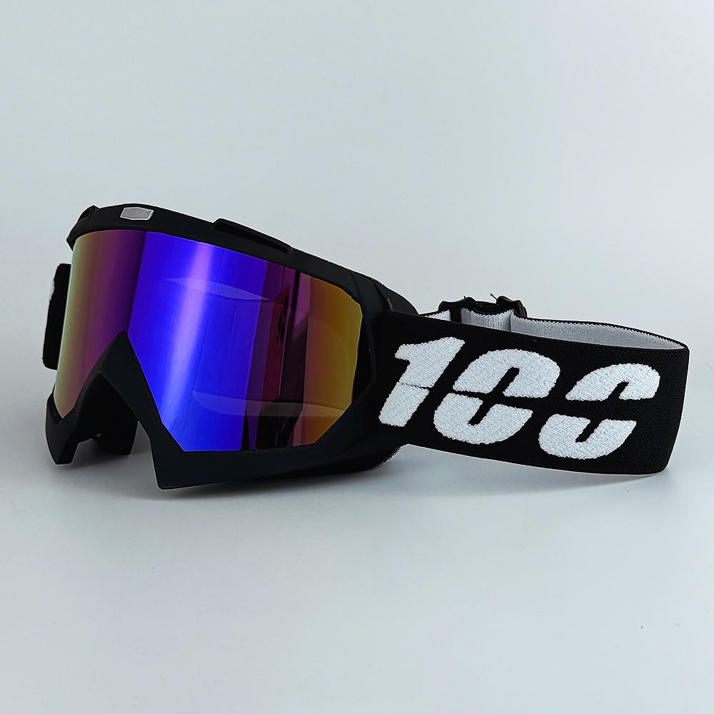 100 Ochelari de Motocicletă Antipraf Ochelari de Cursă Rezistenți la Vânt pentru Bărbați și Femei Motocross Ciclism Schi în Aer Liber Off-Road Ochelari de Bicicletă