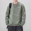 Men's 2025 Autumn/Winter Velvet Thickened Pullover Hoodie - Round Neck, Long Sleeve, Casual Sports Top