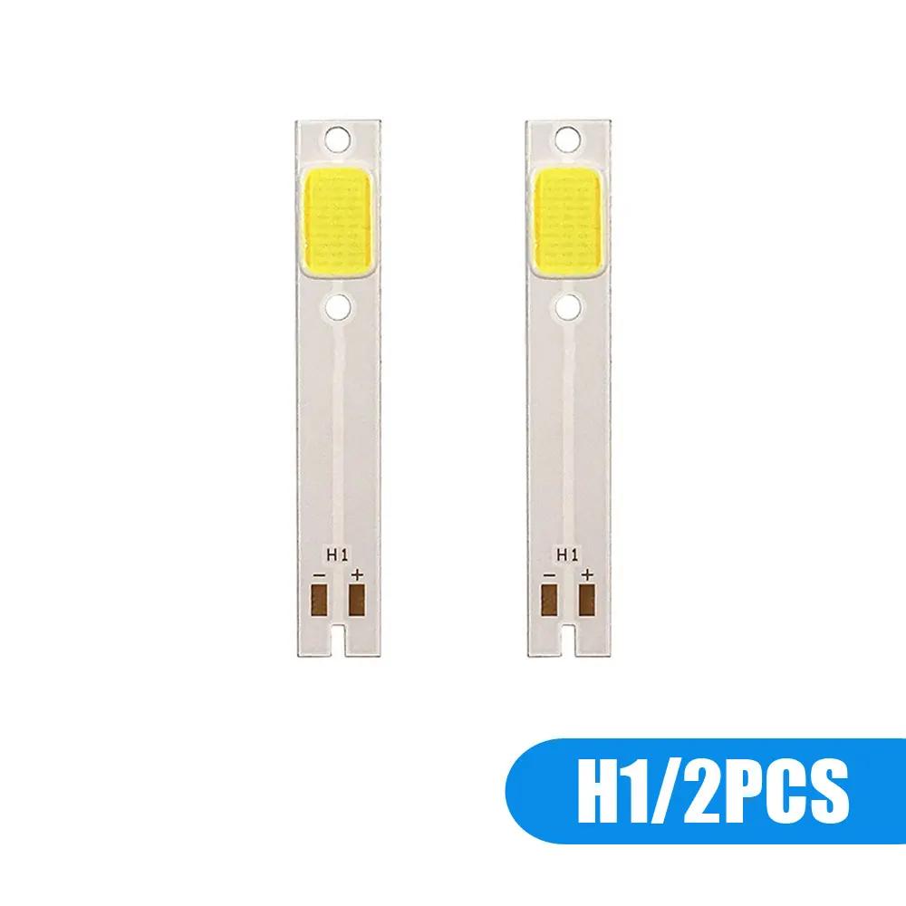 

2 шт. универсальных автомобильных чипа COB для светодиодных автомобильных фар C6 H1 H7 H3 HB4 880 Источник света для автомобильных фар C6 COB чип 6000K