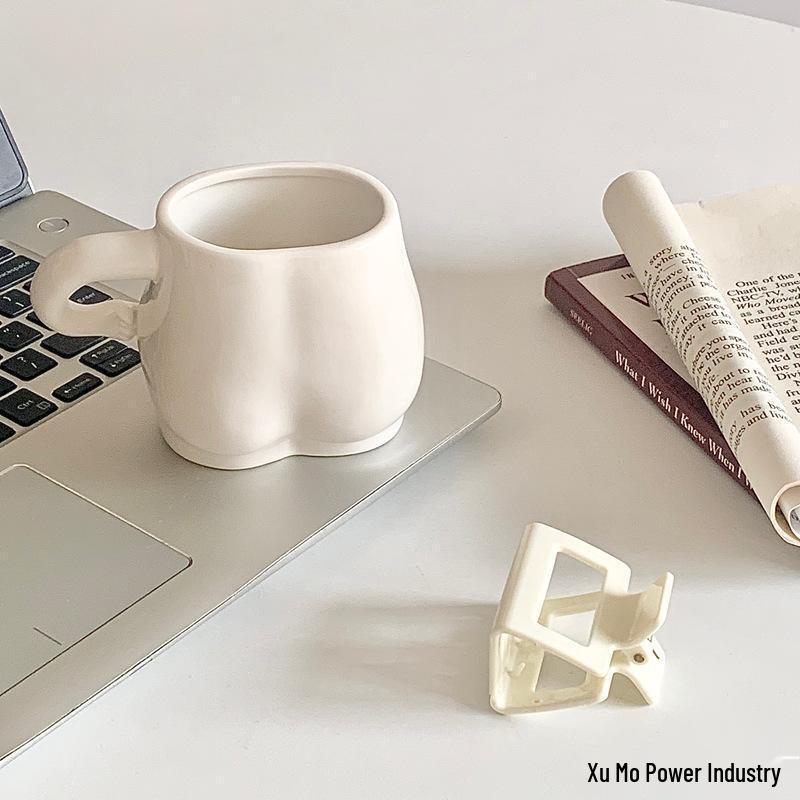 Creative Ceramic Belly Mug: Cute Design for Coffee, Milk, or Water