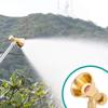 14mm Adjustable Brass Nozzle Spray for Agricultural Atomization Air Vortex High Pressure Nozzle Hose Attachment Gardening Tool
