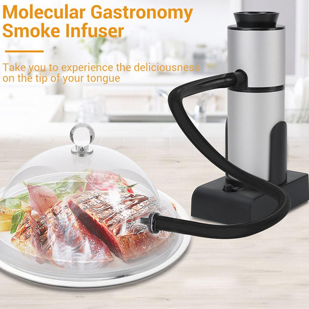 Portable Smoking Device Handheld Wood Smoke Infuser for Food Cooking Cocktail Drinks Molecular Gastronomy