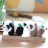 Adorable Cute Panda Plush Toy Keychain With Soft Short Plush Material And Pp Cotton