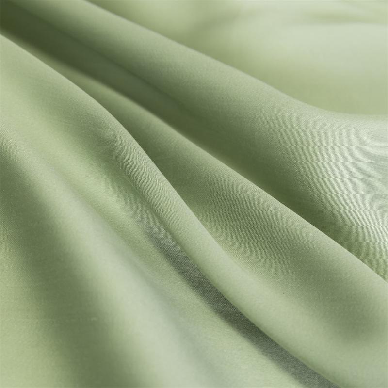 Solid Color Two-Tone Minimalist Lyocell Tencel Duvet Cover - Class A Single Piece Bedding