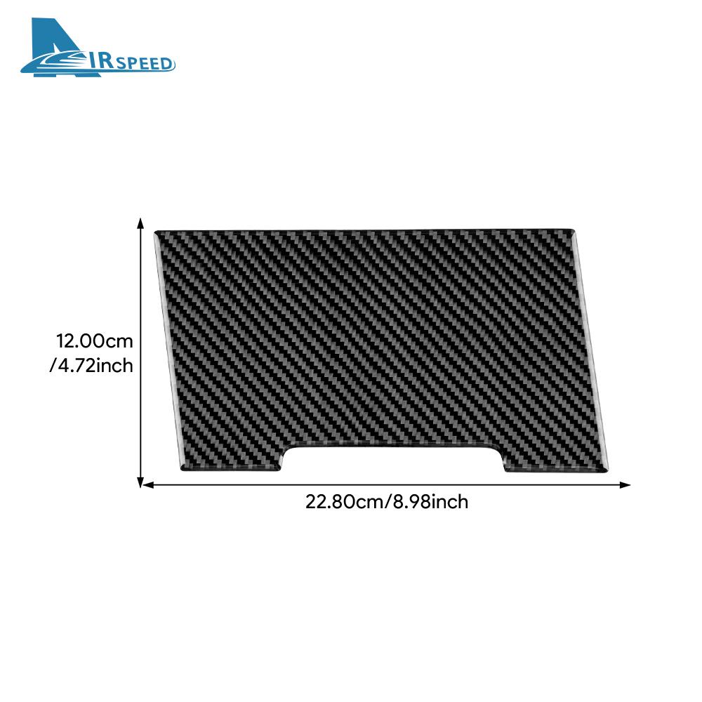 Real Soft Carbon Fiber Sticker For Kia Sportage 2022 2023 2024 2025 LHD RHD Car Central Control Storage Box Interior Accessories