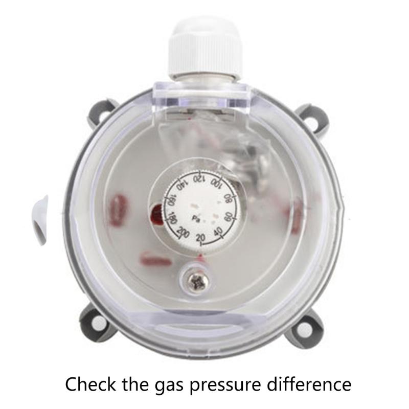 Long Time Use Air Differential Pressure Switches Small Adjustable 20 200Pa/30 300Pa/50 500Pa Portable for Maintenance