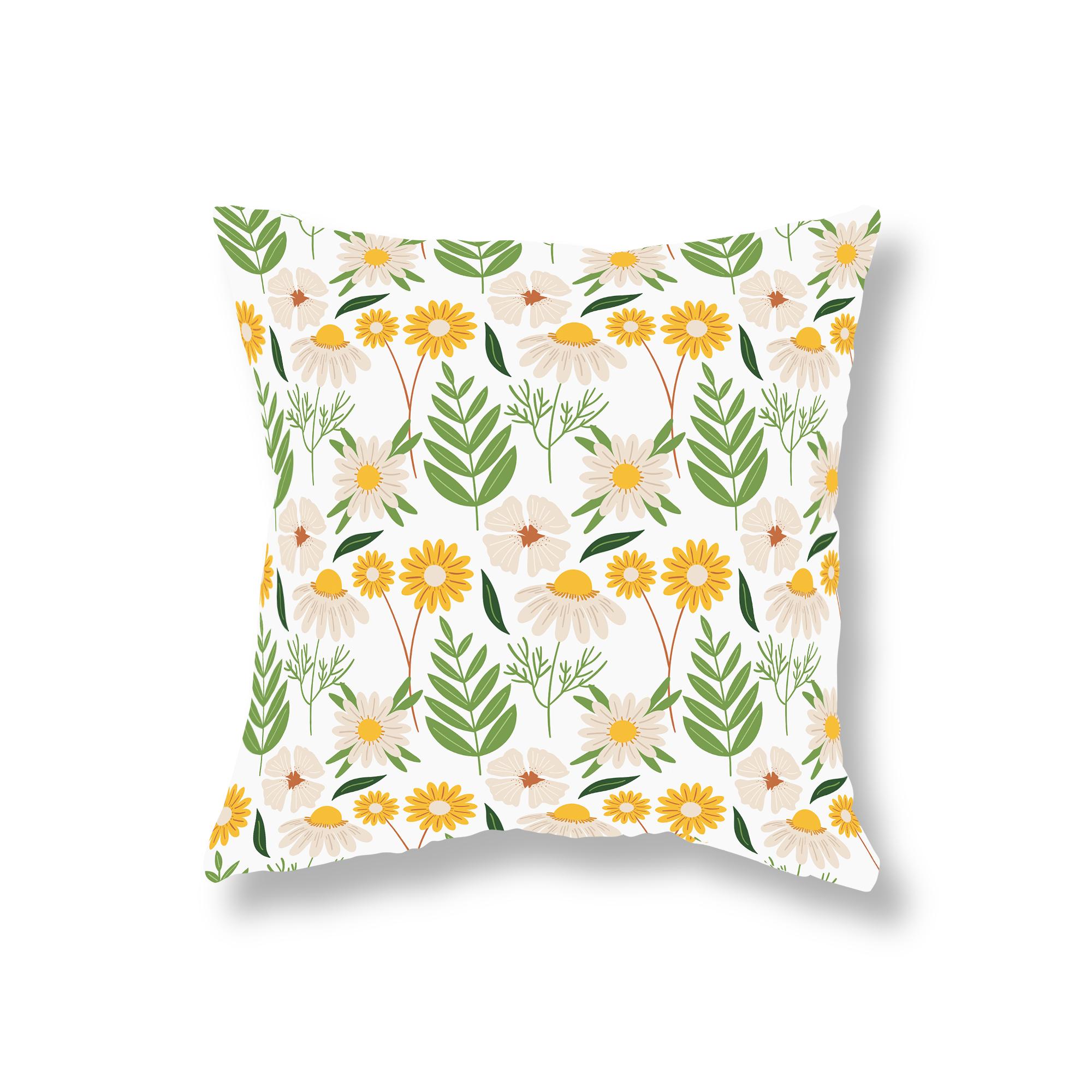 

Наволочка с прекрасным цветком и цветочным рисунком, украшение для дивана, офисное игровое кресло, наволочка, украшение для дома, наволочка 40x40cm