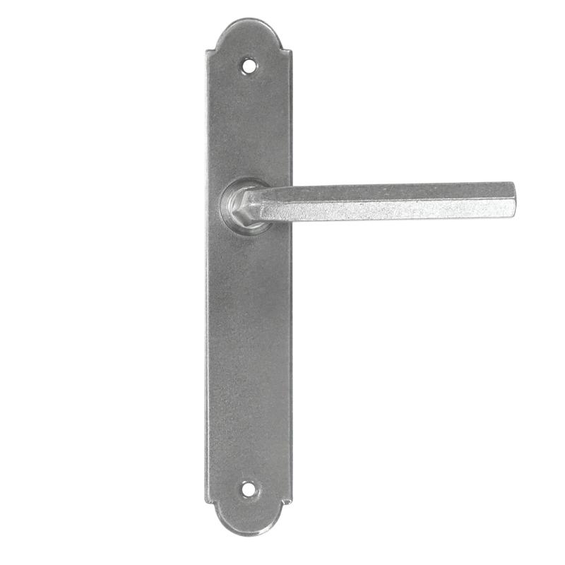 ALBA handle with plate without hole, STEEL