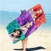 1Pc Fantasy Dance Light Beach Towel Microfiber Beach Towel Thin Absorbent For Beach Swimming Yoga Bath Sports 0917194