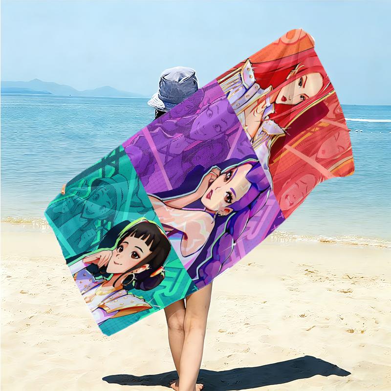 1Pc Fantasy Dance Light Beach Towel Microfiber Beach Towel Thin Absorbent For Beach Swimming Yoga Bath Sports 0917194
