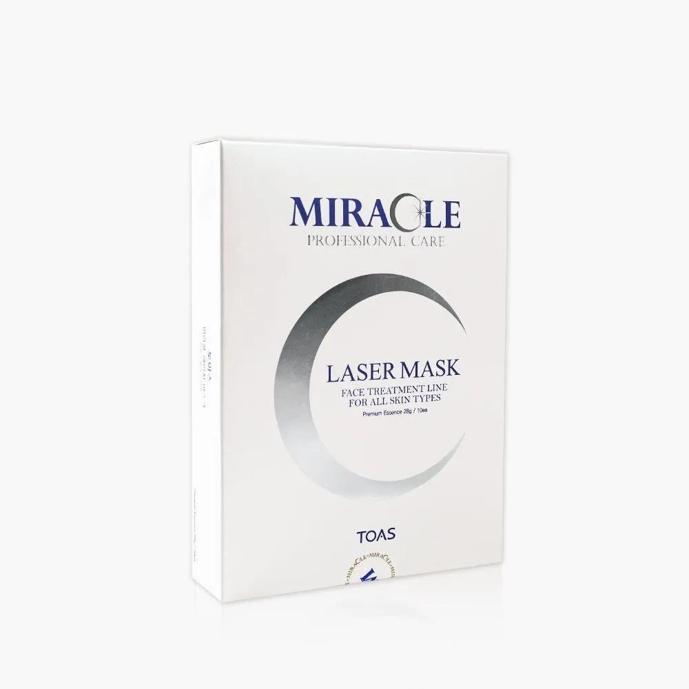 TOAS Miracle Laser Mask Pack Skin Soothing Collagen Moisture 1 box/10ea