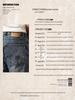Herren Amerikanischer Retro Lockerer Gerader Bein Waschen Jeans