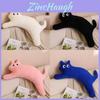 Entzückende lange Plüschkatzenpuppe für Mädchen, gemütliches Schlafkissen, weiches Kuscheltier, Geschenk