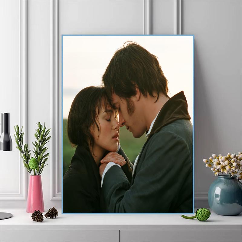 Pride and Prejudice2005 Pattern 3pcs 100% Round Full Drill 5D DIY Diamond Painting Embroidery Cross Stitch Rhinestone Décor