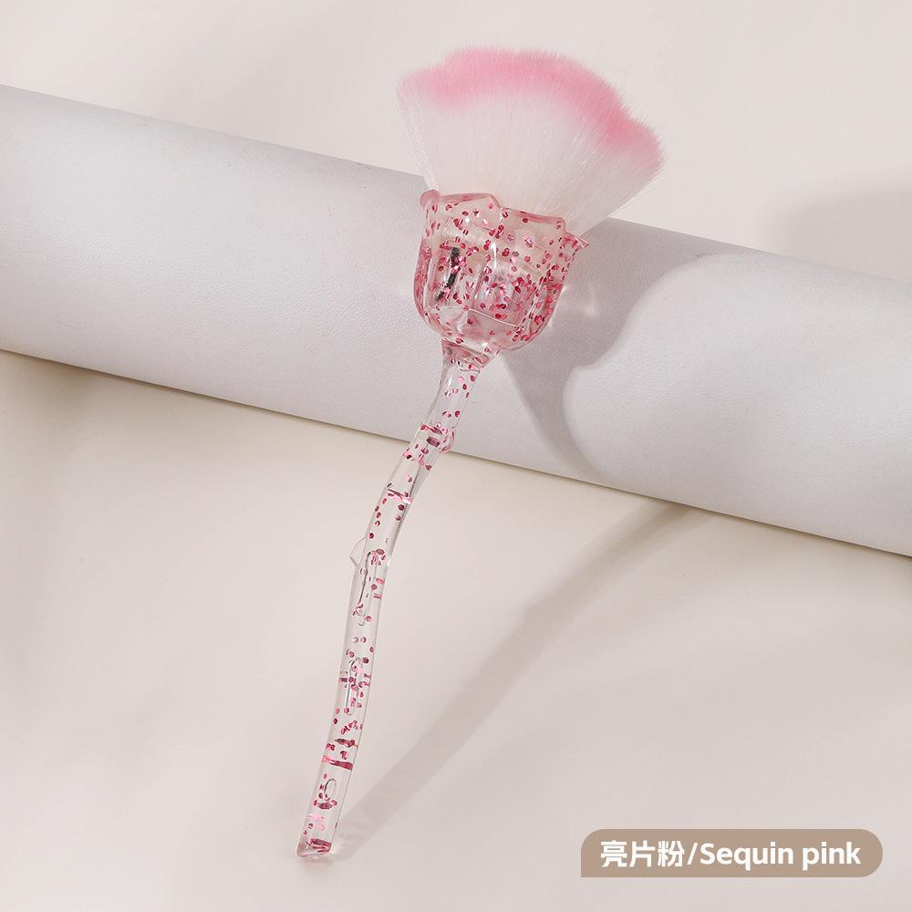 

Кисть для дизайна ногтей «Роза» Кисть для дизайна ногтей Кисть для удаления пыли Мягкая щетина Кисть разных цветов Дополнительная щетка для чистки инструментов для дизайна ногтей