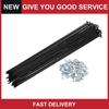 1Set 12G 272mm Length Bicycle Spokes Nipple Carbon Steel Black