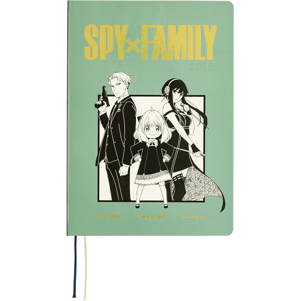 Hobonichi Notebook 2025 HON SPY X FAMILY/Forger Family ※ Domestic Stamp [A5/1 Day, 1 page/January...