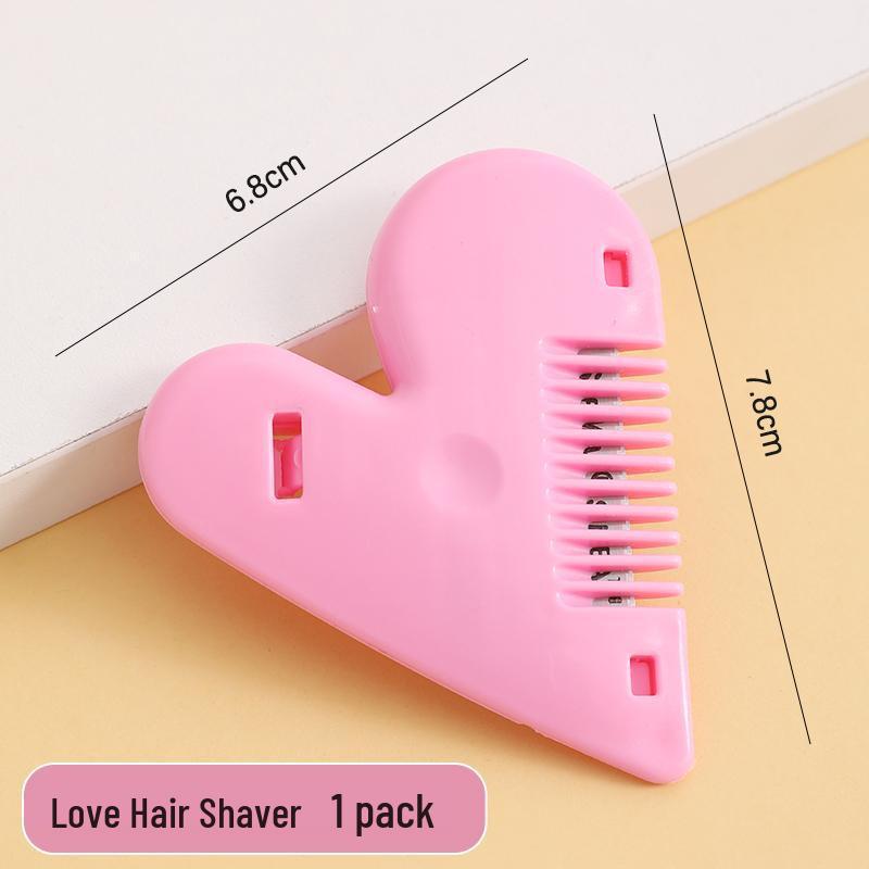 Heart-Shaped Thinning Comb for Girls & Kids - Bang Trimmer Scissors