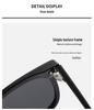Women's Retro Small Frame Polarized Sunglasses - High-End Design, Slimming Effect, Ideal for Driving and Students