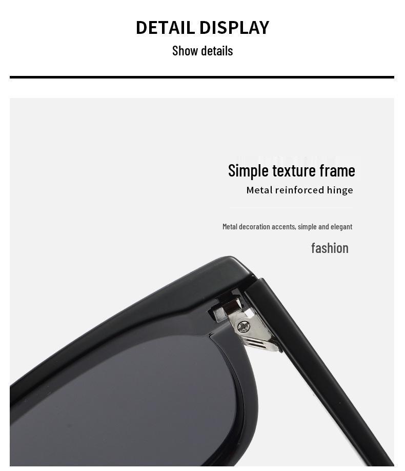 Women's Retro Small Frame Polarized Sunglasses - High-End Design, Slimming Effect, Ideal for Driving and Students