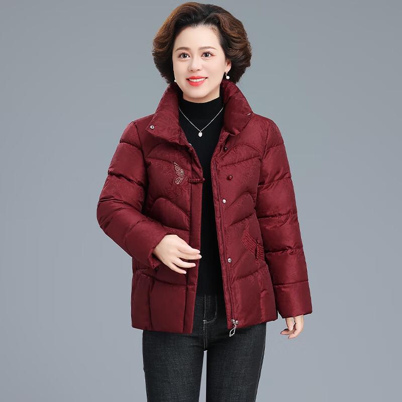 AIXUANMI Mid-Aged Women's New Chinese Style Padded Jacket
