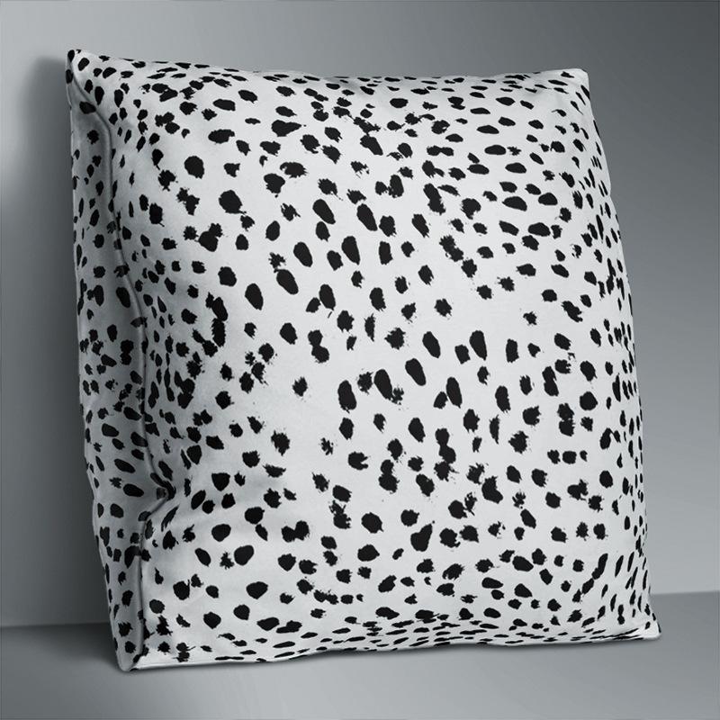 

Simple Pattern Office Pillow Double-Sided Sofa Pillow Case Polyester Pillow Case Premium Durable Quality Useful 45Cm without pillow core