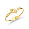 Stainless Steel Butterfly Gold Edge Bracelet TT0477