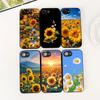 Cover for Samsung Galaxy S10 S8 S9 Plus A33 A34 A31 70 A71 A72 Note 20 9 8 S10E Phone Case Sunflower Yellow Flower Butterfly