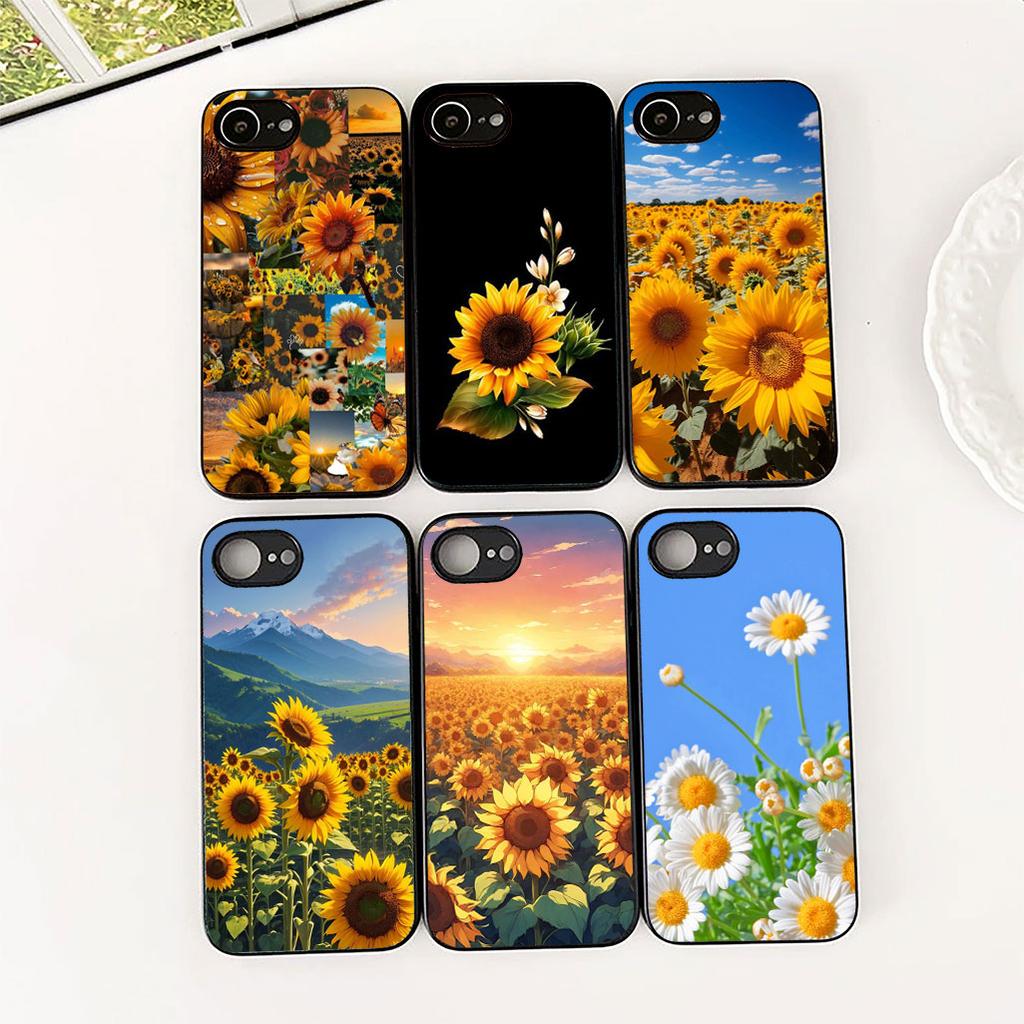 Cover for Samsung Galaxy S10 S8 S9 Plus A33 A34 A31 70 A71 A72 Note 20 9 8 S10E Phone Case Sunflower Yellow Flower Butterfly