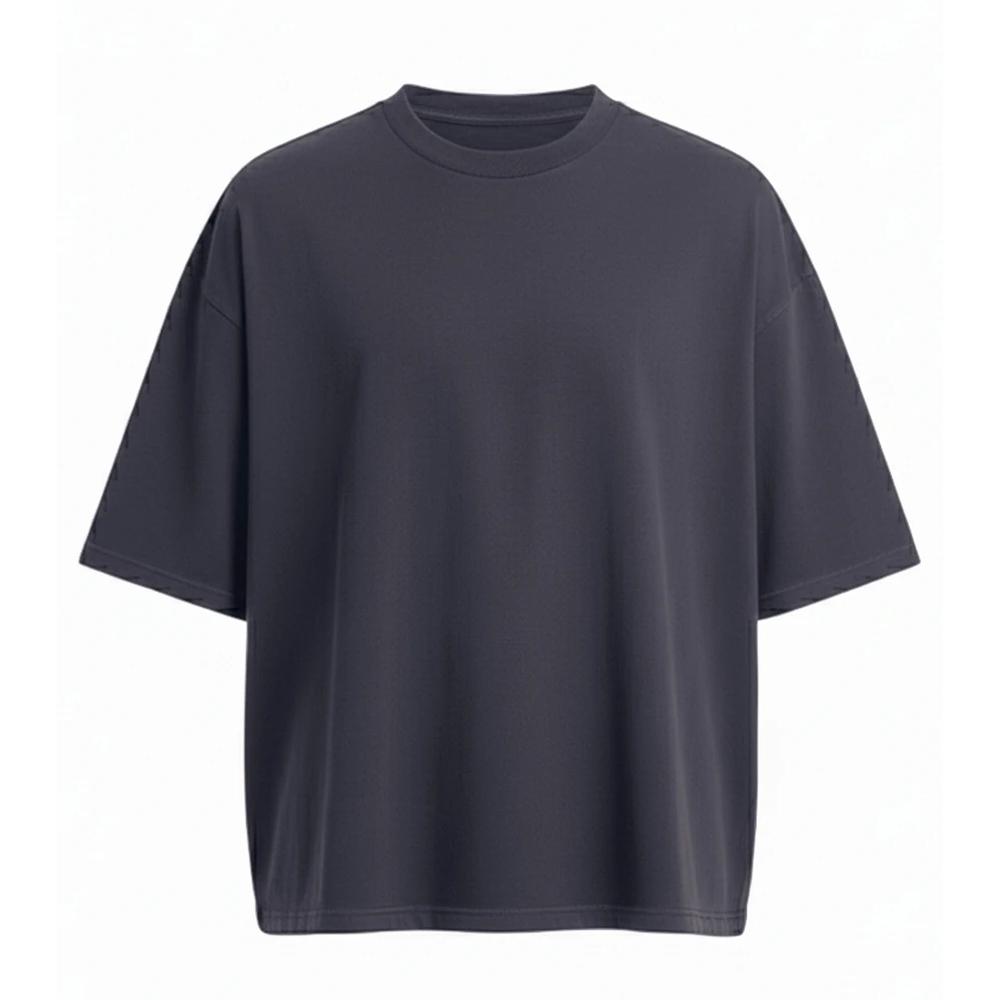 Awdis Mens Boxy Heavyweight Cropped T-Shirt