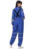Women's Astronaut Halloween Cosplay Costume - Space Suit for Club or Stage Performance, Bright Colors with Hot Stamping.