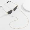 Eyeglass Chain Necklace Lightweight Metal Beaded Eyewear Holder Adjustable Length Durable Design Suitable for Various Glasses