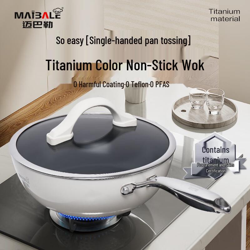 Mayballer Titanium Non-stick Wok
