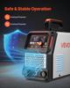 Plasma Cutter, 50A Plasma Cutting Machine, 220V Digital Display IGBT Inverter Cutter Machine with 2T/4T Function & Adjustable PA/PT Time for Home